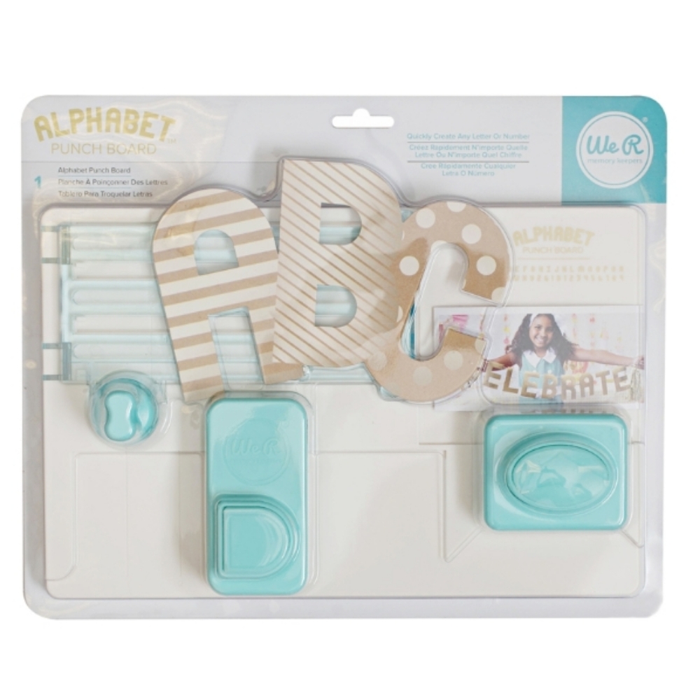 We R Memory Keepers Alphabet punch board